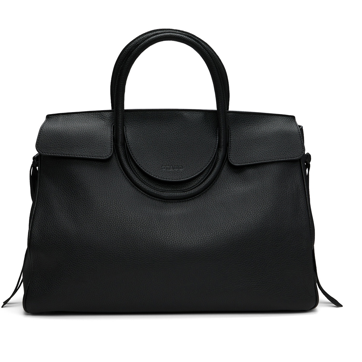 Staud Black Maude Carryall Tote