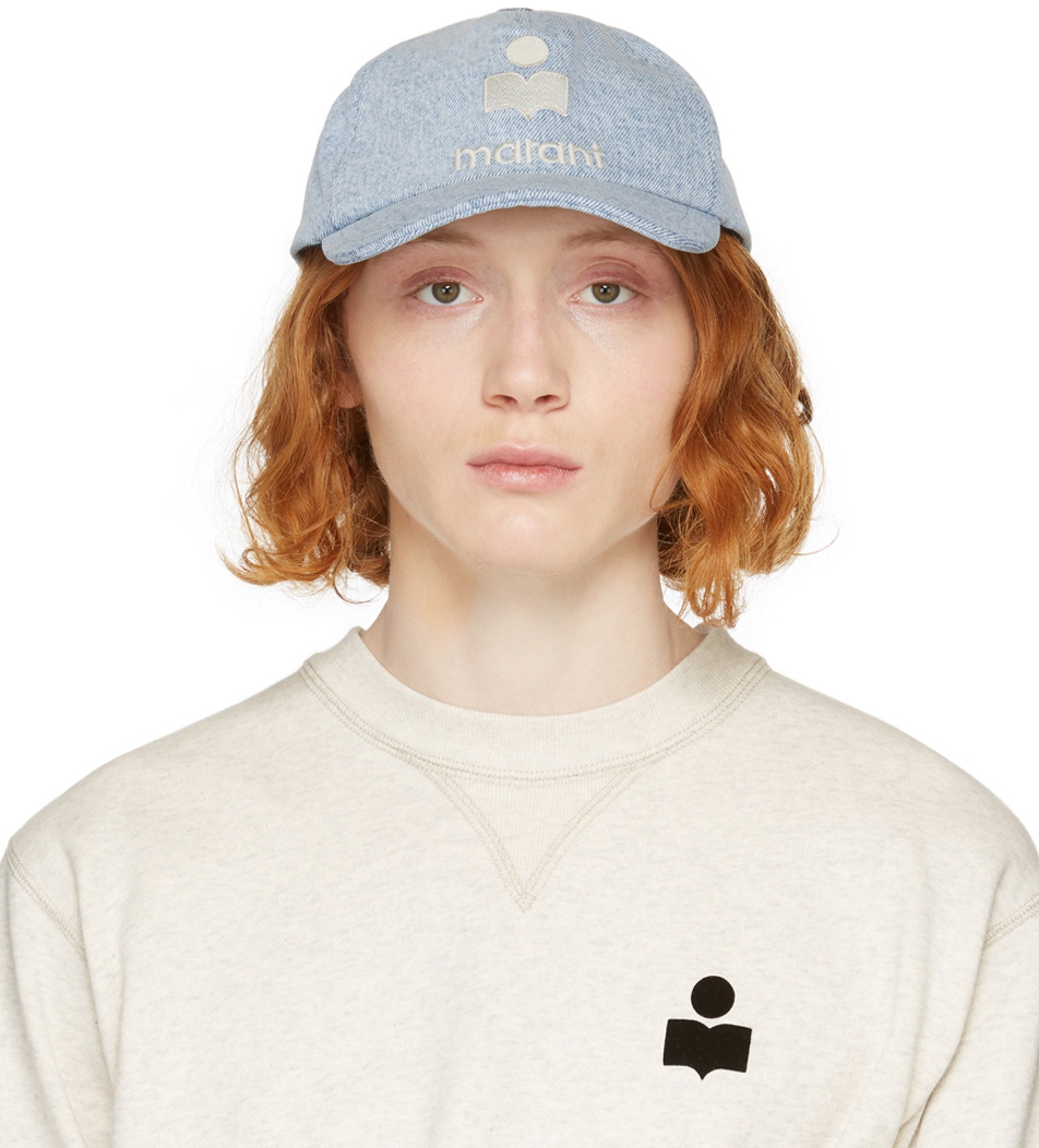 Isabel Marant Blue Denim Tyronh Cap