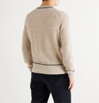Brunello Cucinelli - Ribbed Linen and Cotton-Blend Sweater - Neutrals