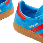 Adidas Handball Spezial Sneakers in Bright Blue/Vivid Red