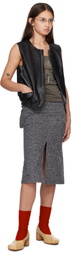 Magliano Gray Officina Midi Skirt