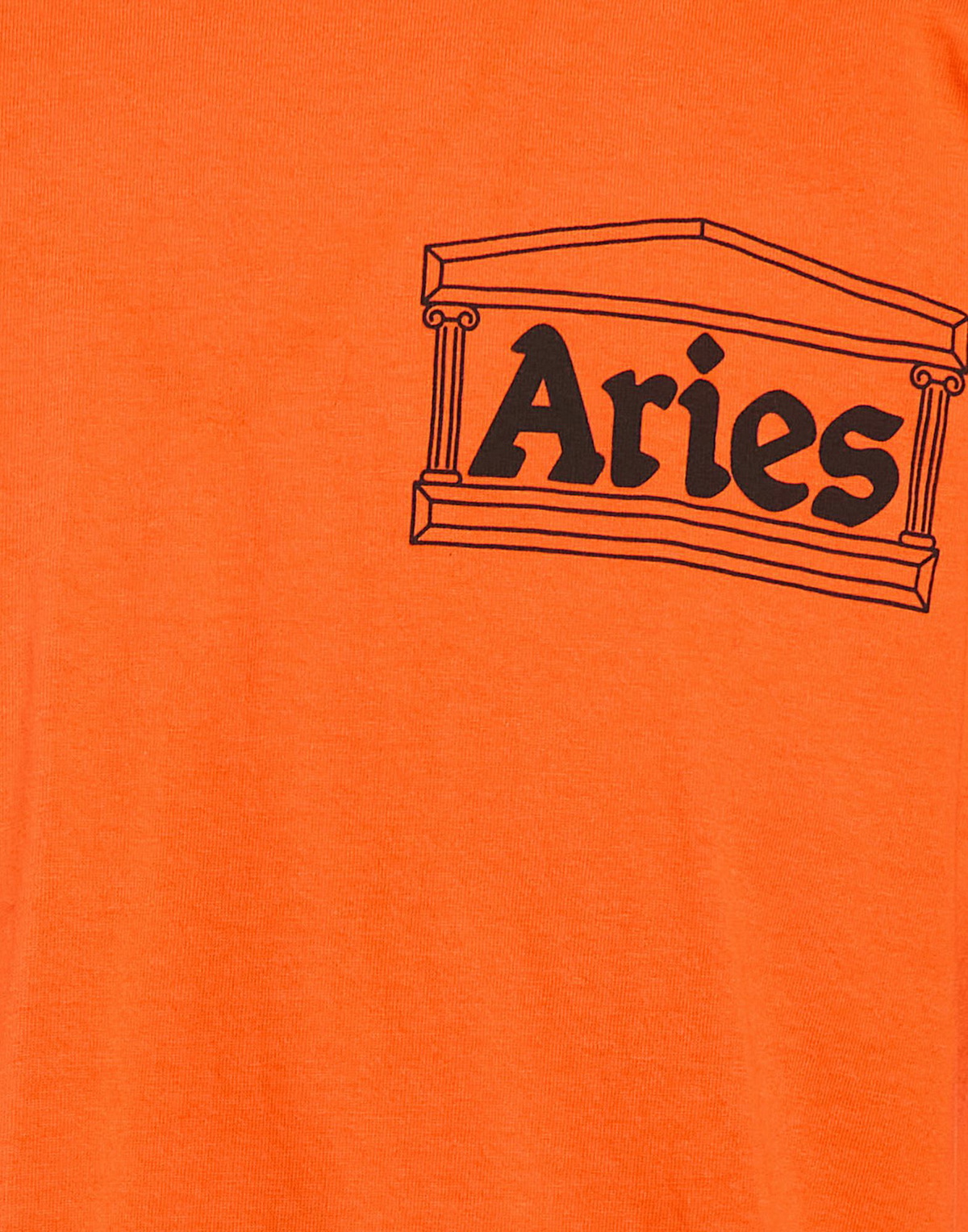 Aries Mens T-shirt in Orange
