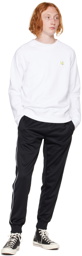 Maison Kitsuné Black Interlock Lounge Pants