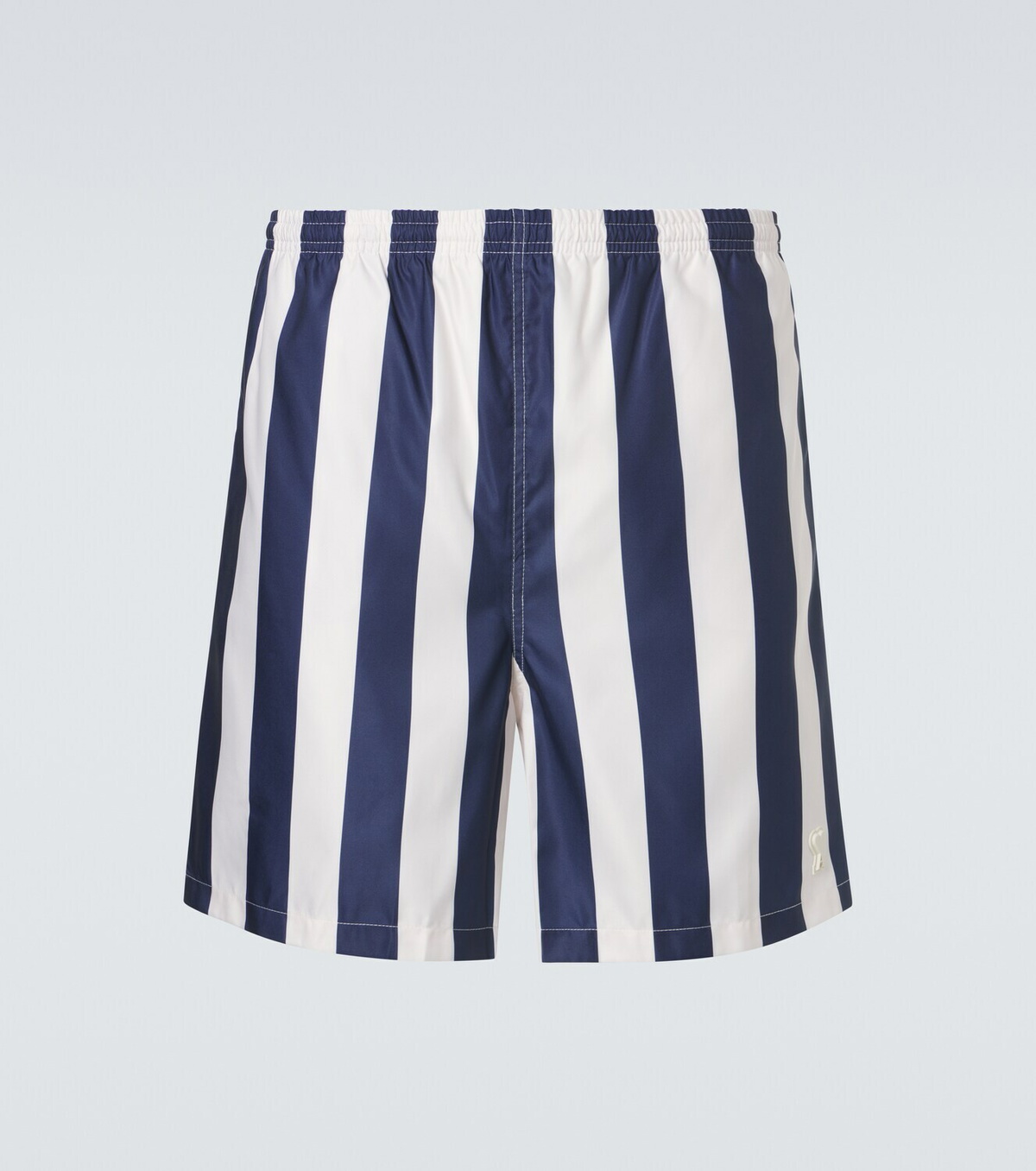 Ami Paris Striped swim trunks