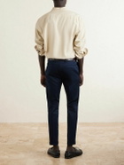 Paul Smith - Straight-Leg Cotton-Blend Twill Trousers - Blue