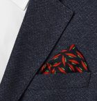 Paul Smith - Printed Cotton Pocket Square - Orange