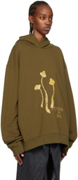 Maison Margiela Khaki 'Tripin On You' Hoodie