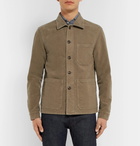 Incotex - Cotton-Moleskin Shirt Jacket - Men - Beige