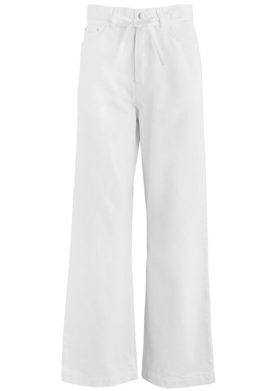 Day Birger ET Mikkelsen Elijah Belted Straight-leg Jeans White
