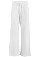 Day Birger ET Mikkelsen Elijah Belted Straight-leg Jeans White