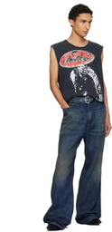 Rivington Roi Rebis Black 'Amor' Muscle T-shirt