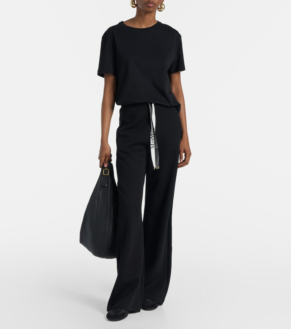 'S Max Mara Potenza cotton-blend fleece sweatpants