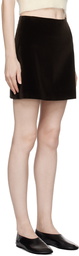 LOW CLASSIC Brown A-Line Miniskirt