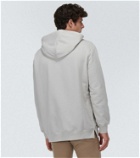 Lanvin Logo embroidered cotton hoodie