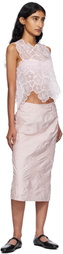 Cecilie Bahnsen Pink Blake Tank Top