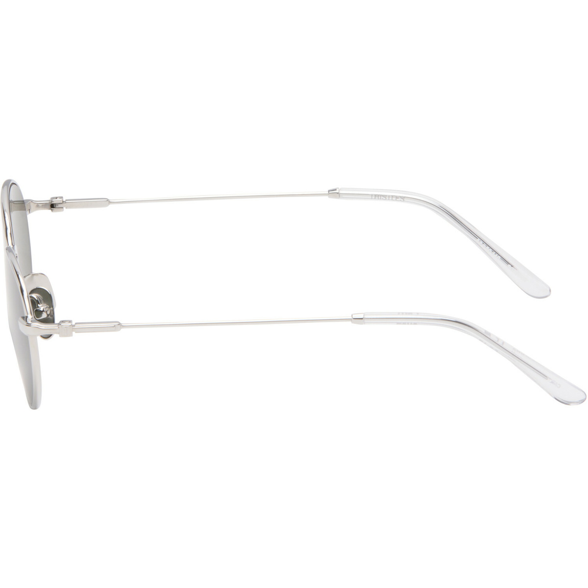 THISTLES Silver 'The CRUZ' Sunglasses