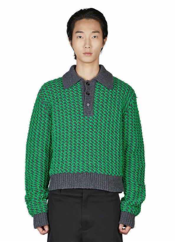 Photo: Chenille Sweater in Green