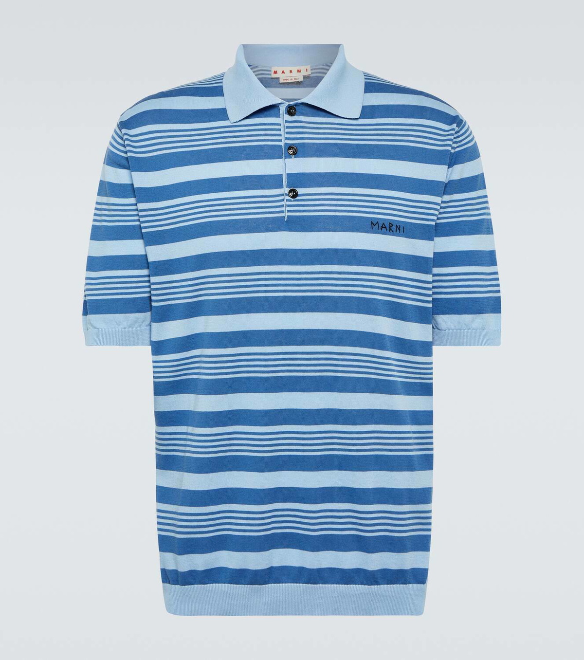 Marni Striped cotton polo shirt Marni