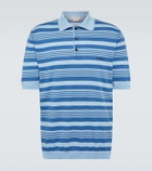Marni Striped cotton polo shirt