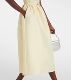 Self-Portrait Taffeta midi dress