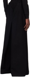 Nuba Black Pleated Maxi Skirt