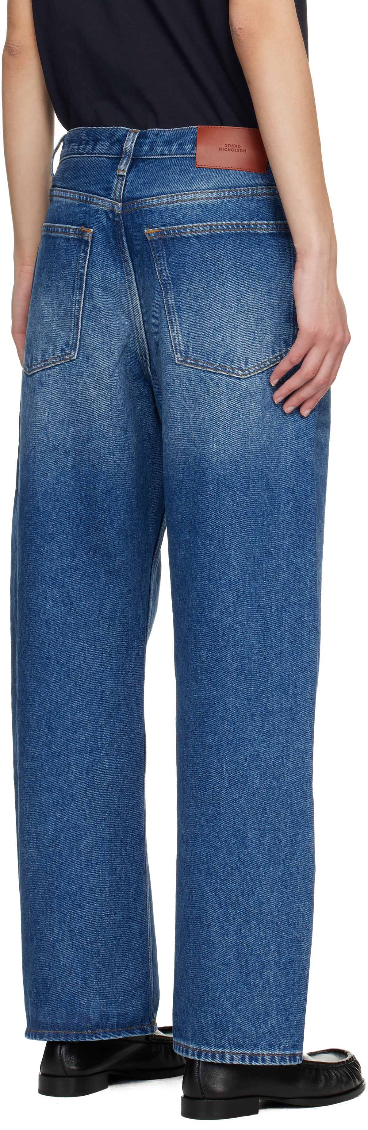 Studio Nicholson Blue Denjo Jeans