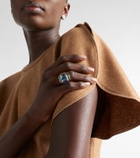 Marina B Ezia 18kt gold ring with gemstones