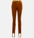 Chloé Velvet stirrup pants