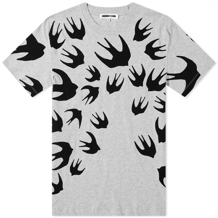 Photo: McQ Alexander McQueen Large Swallow Flocked Tee