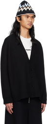 Jil Sander Black Buttoned Cardigan