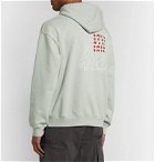 Some Ware - Logo-Detailed Organic Loopback Cotton-Jersey Hoodie - Gray