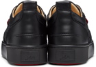 Christian Louboutin Black Happyrui Flat Sneakers
