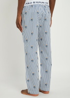 Polo Ralph Lauren Striped Cotton-poplin Pyjama Trousers Blue