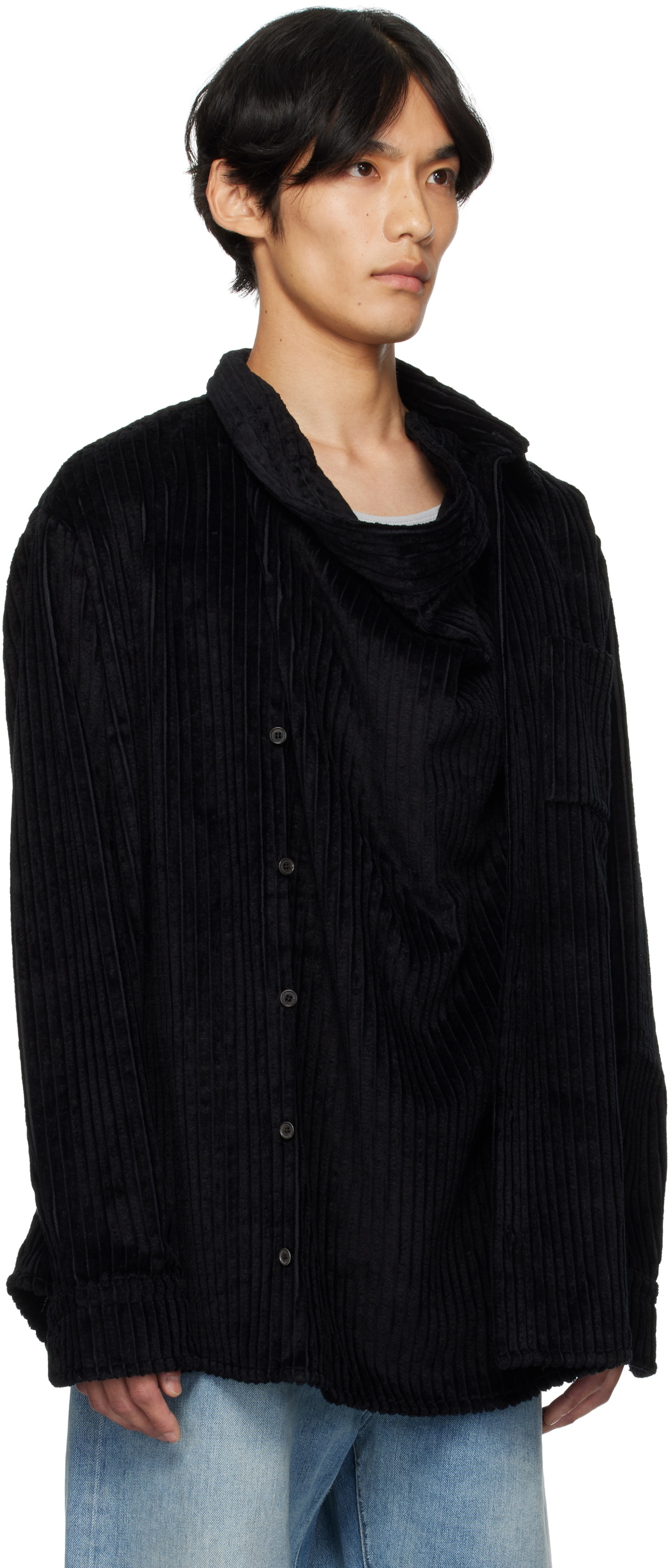 Bless Black N°80 Neckerchiefer Jacket