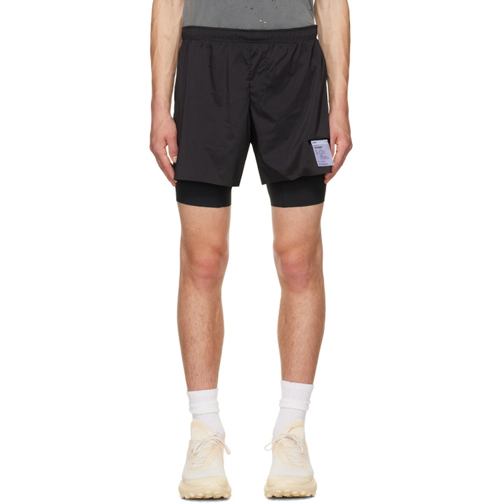 Photo: Satisfy Black TechSilk Shorts