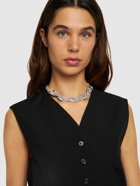 ALESSANDRA RICH - Crystal Braid Collar Necklace