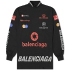 Balenciaga Men's Long Sleeve League T-Shirt in Black