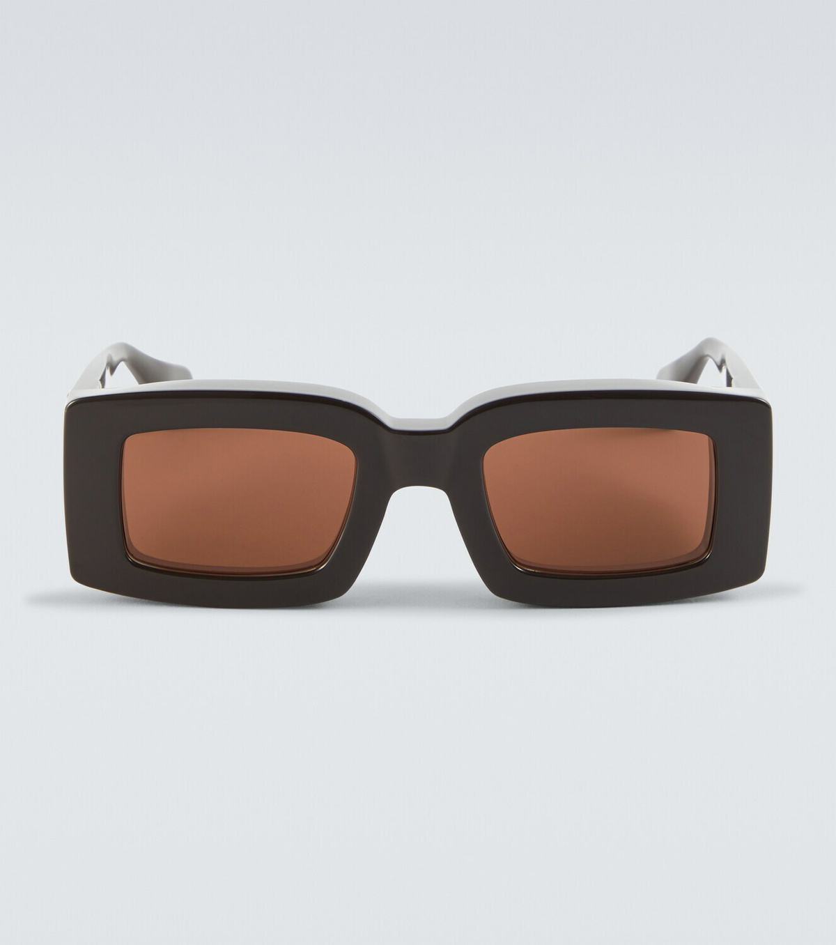 Jacquemus Gold and Brown Square Sunglasses Brown Sunglasses Jacquemus - Vitkac Latvia main image 4