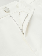God's True Cashmere - Straight-Leg Linen-Twill Shorts - White