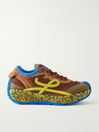 LOEWE - Pogo Rubber-Trimmed Mesh Sneakers - Multi