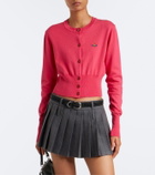 Vivienne Westwood Bea cropped cotton and cashmere cardigan