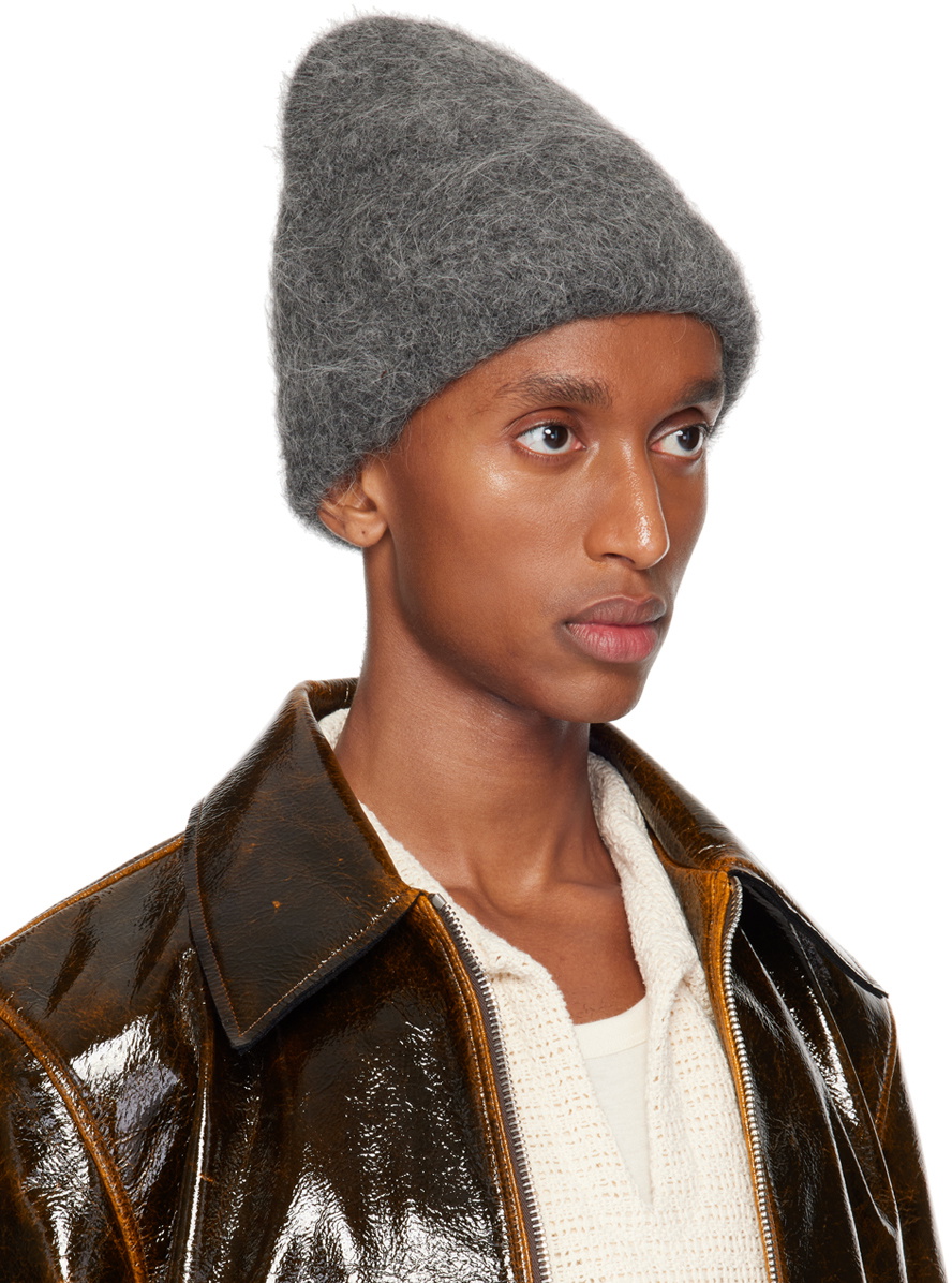Séfr Gray Fuzzy Beanie