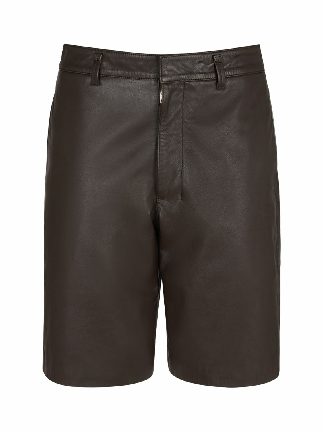 Photo: LEMAIRE - Leather Shorts