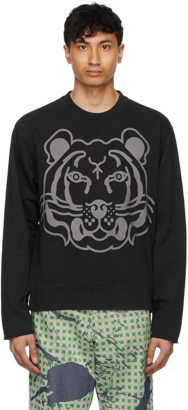 Photo: Kenzo Black K-Tiger Sweatshirt