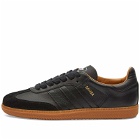 Adidas Samba OG Made in Italy Sneakers in Core Black/Core Black/Gum