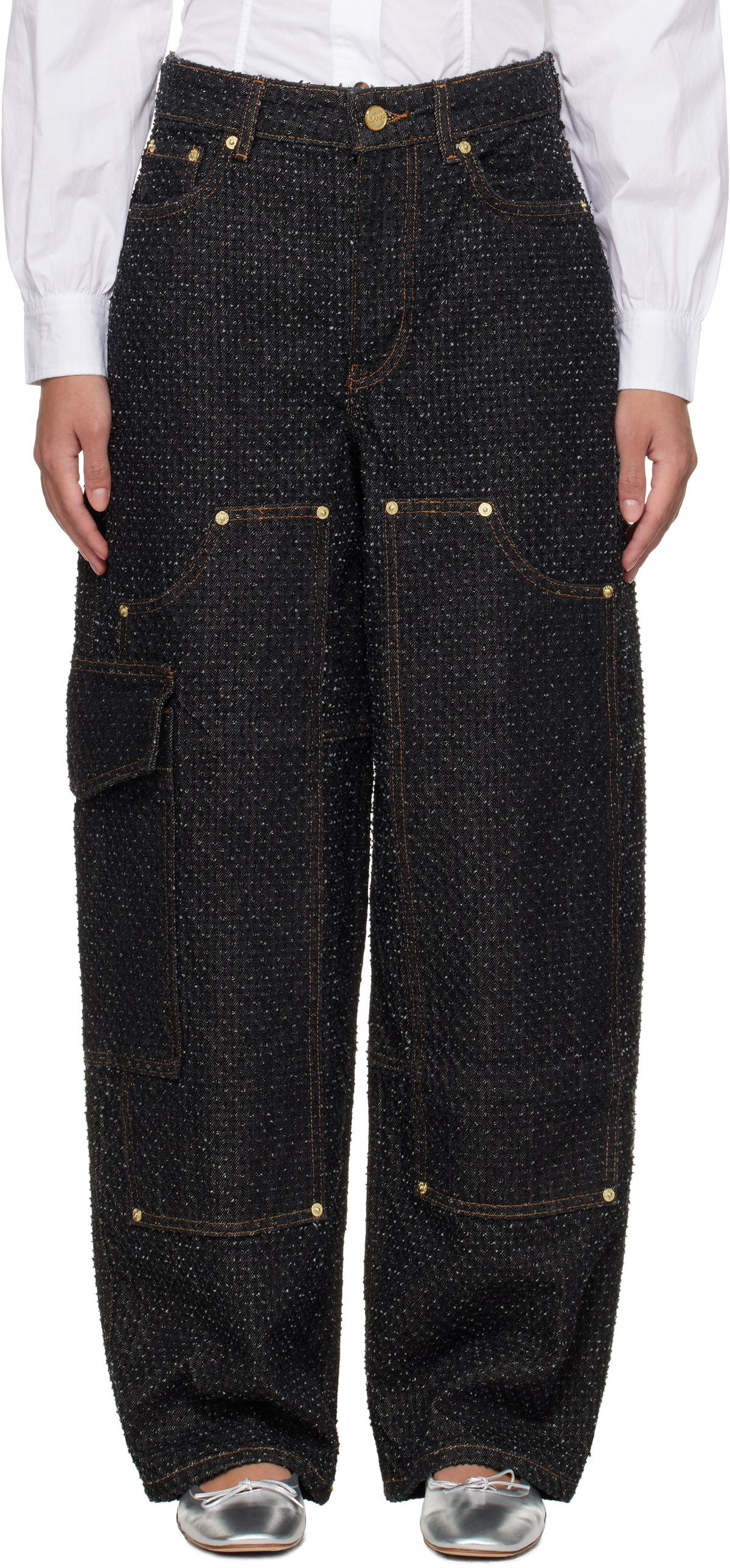 Fluffy Denim Carpenter Jeans main image 0