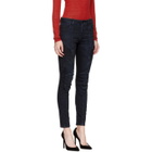 Pierre Balmain Blue Ribbed Biker Jeans