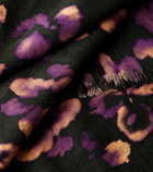 The House of Lyria Firmamento floral linen throw