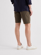 LORO PIANA - Slim-Fit Stretch-Cotton Bermuda Shorts - Green - IT 46