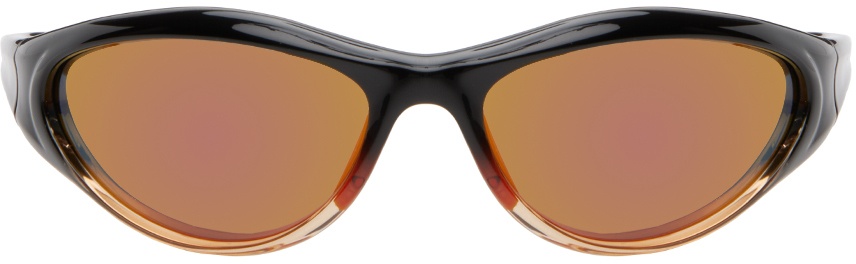 Photo: BONNIE CLYDE SSENSE Exclusive Black & Orange Angel Sunglasses